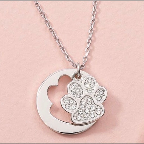 Swarovski Jewelry - Paws off Dog lover necklace Swarovski Touchstone Swarovski Jewelry - Paws off Dog lover necklace Swarovski Touchstone